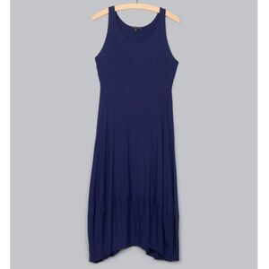 Eileen Fisher EUC “tulip hem” dress royal blue. Lovely lines quite flattering.